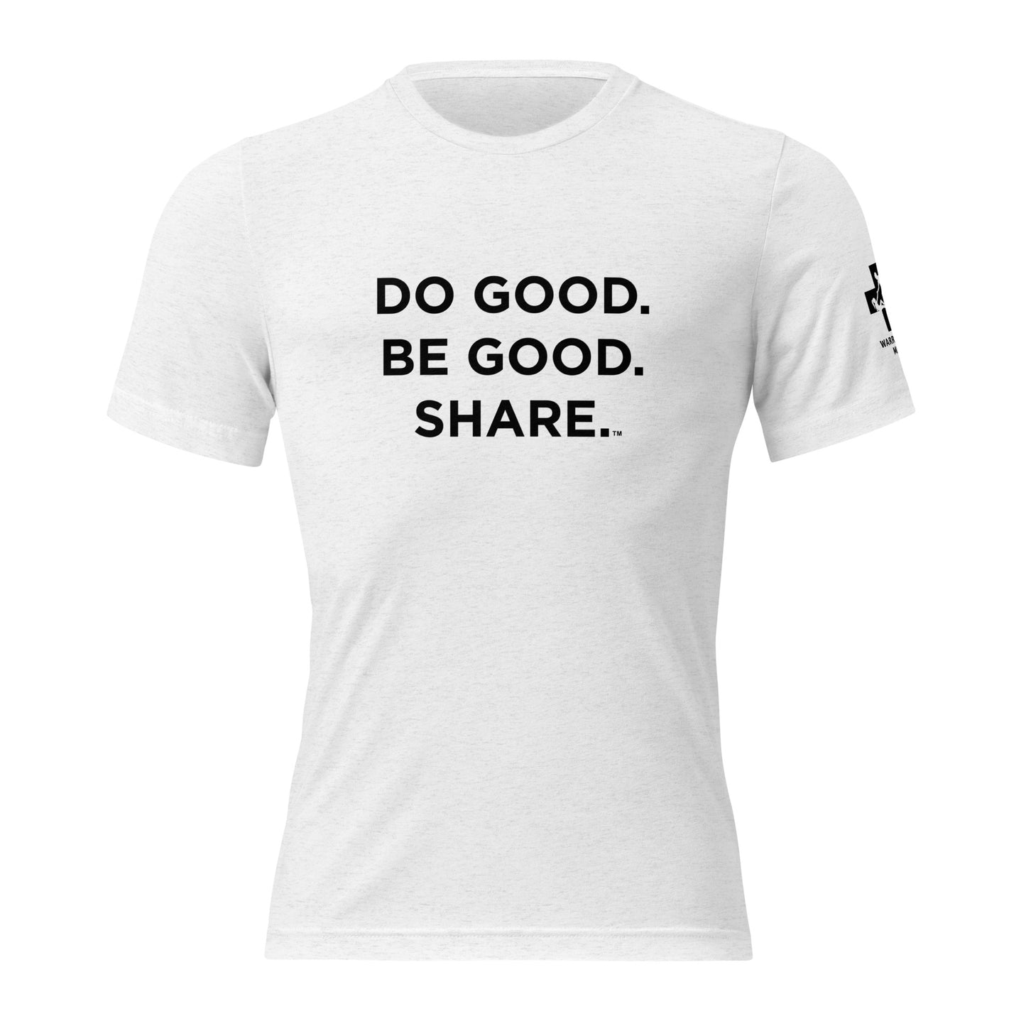 unisex tri blend t-shirt white