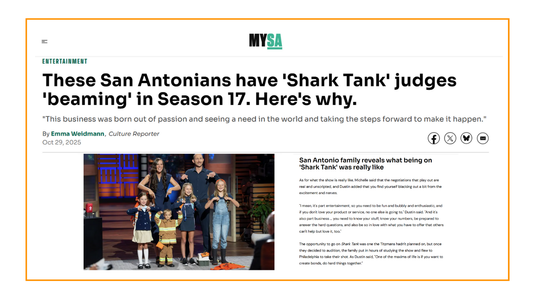 Featured on MYSA: San Antonio Family Brings Warrior Kid Medic to Shark Tank Season 17