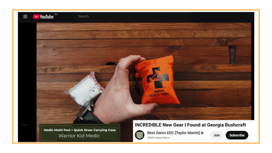 Featured by Best Damn EDC: Warrior Kid Medic Reviewed by Taylor Martin