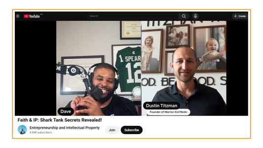 Featured by Entrepreneurship and Intellectual Property: Dustin Titzman on Faith, Innovation, and Shark Tank