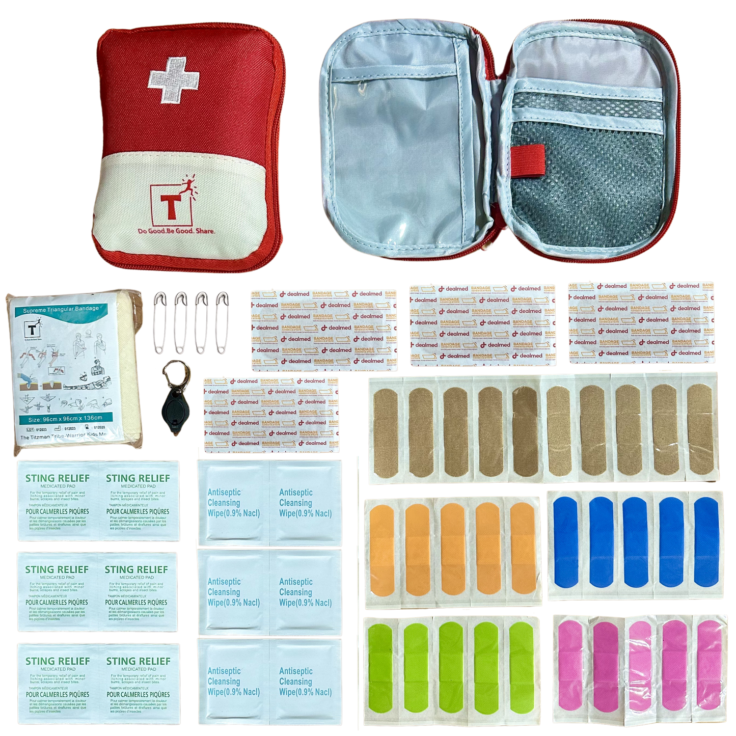 First aid refill kit Content