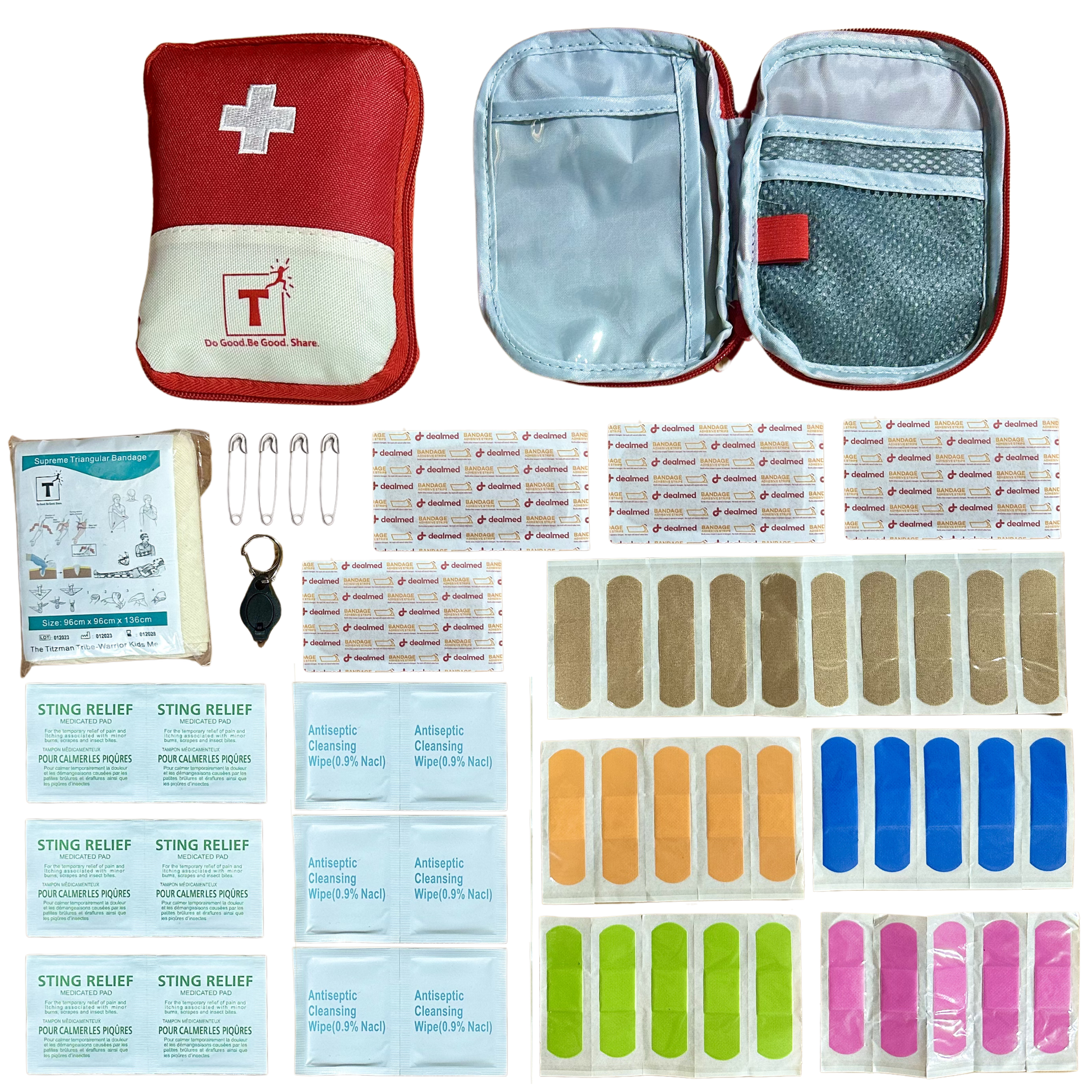First aid refill kit Content