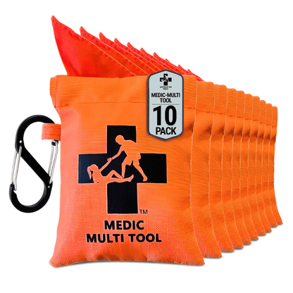 Warrior Kid Medic Multi tool Triangular Bandage 10 pack