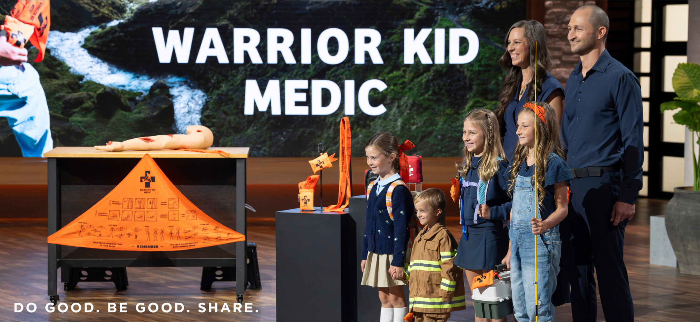 Warrior Kid Medic Shark Tank Banner