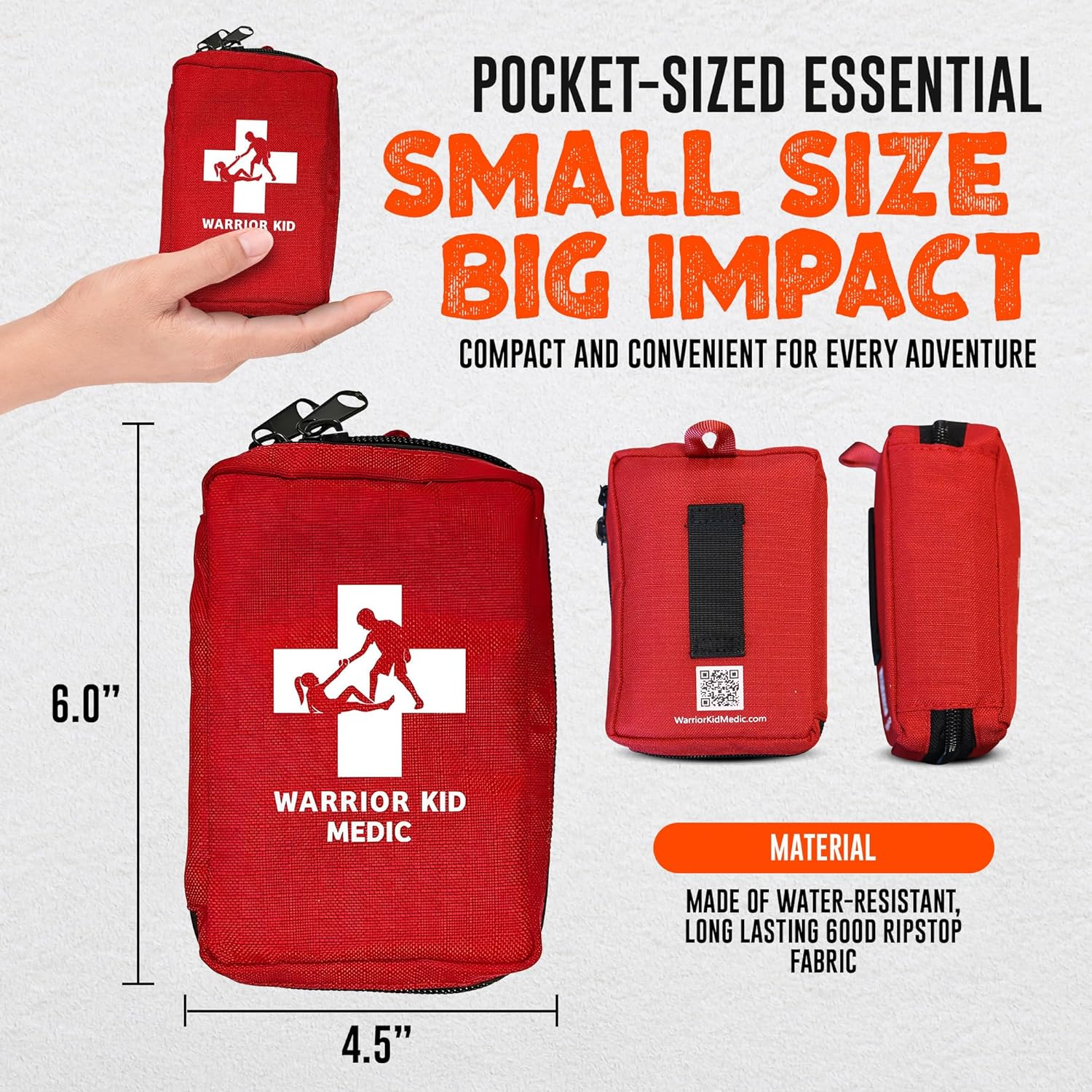 Compact pocket size first aid kit