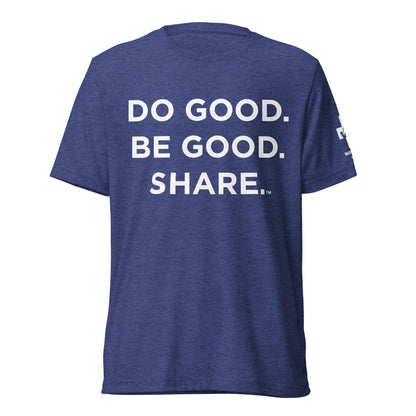 unisex tri blend t-shirt Navy
