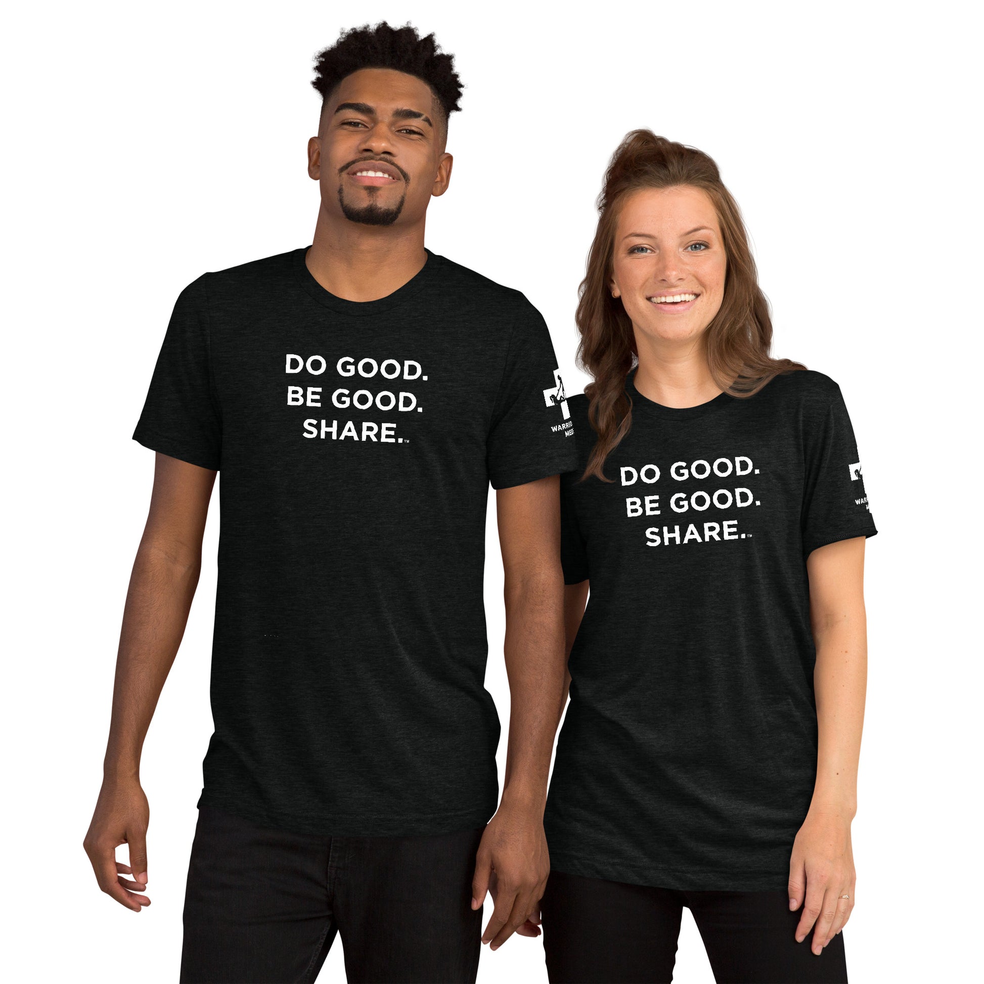 unisex tri blend t-shirt solid black triblend