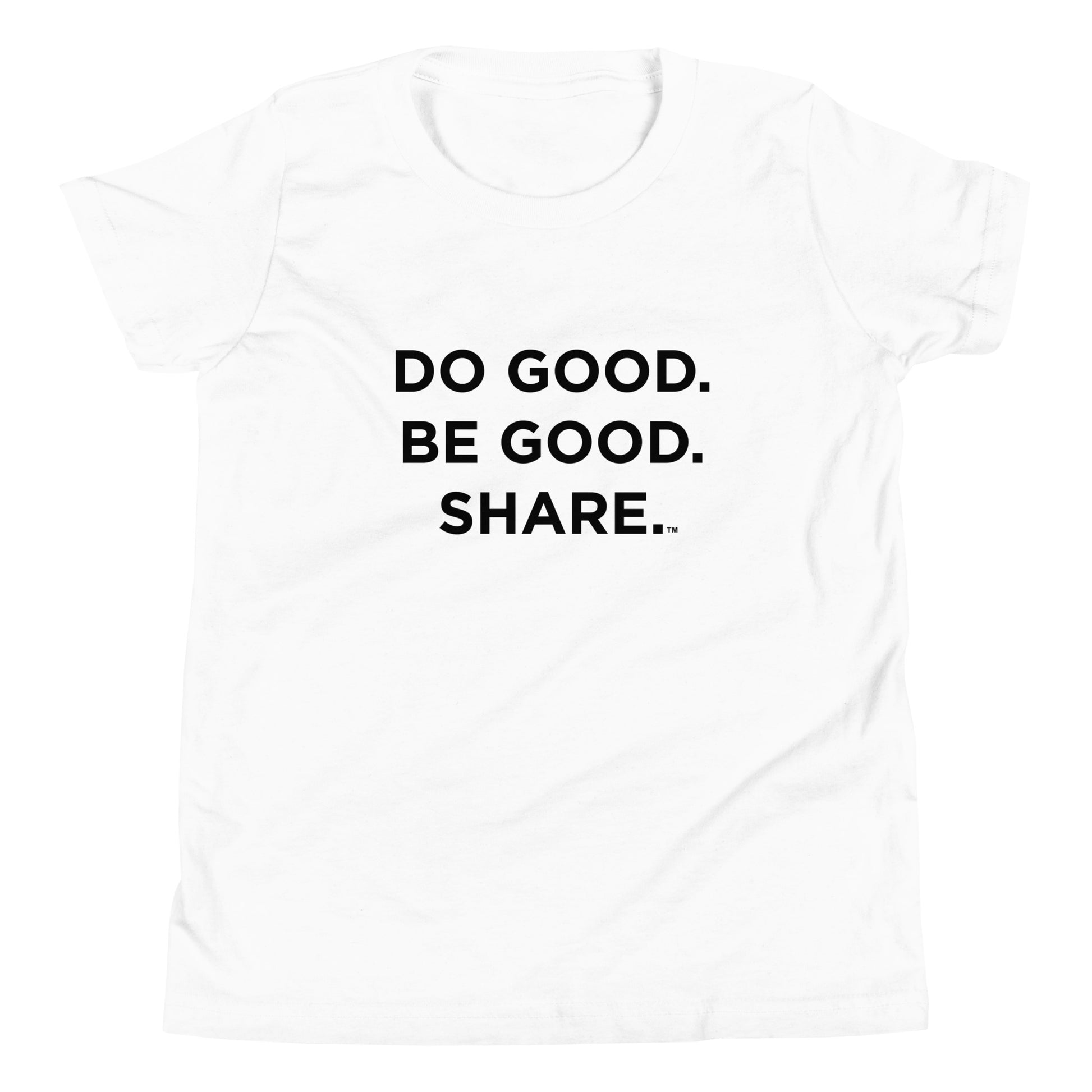 Youth staple tee White front