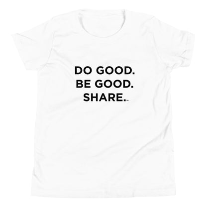 Youth staple tee White front